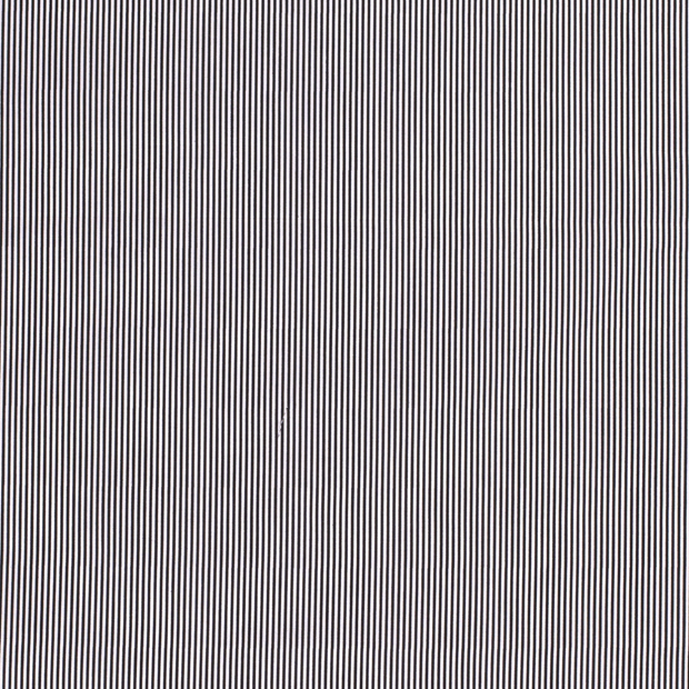 Cotton Poplin fabric Stripes Black