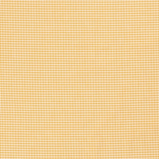 Cotton Poplin Yarn Dyed fabric Checks Oker