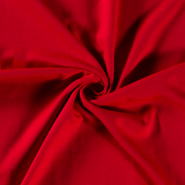 Twill fabric Unicolour Red