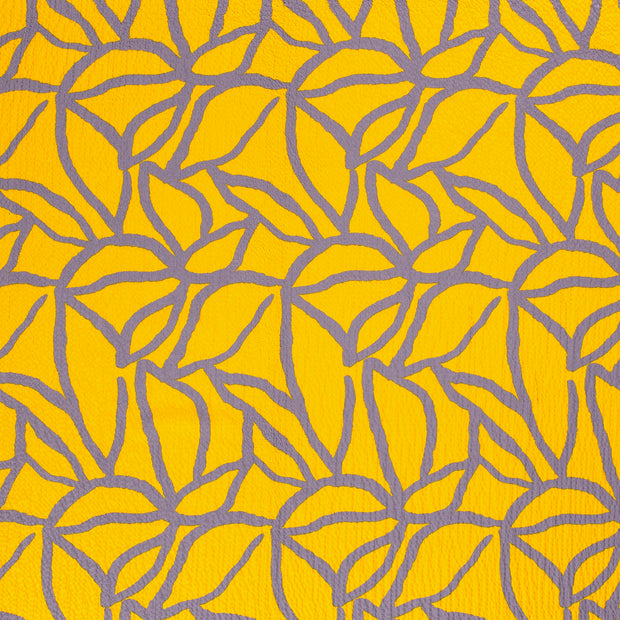 Viscose Bubble fabric Yellow texturized 