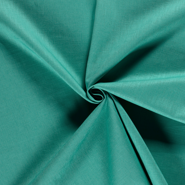 Ramie Lin tissu Turquoise 