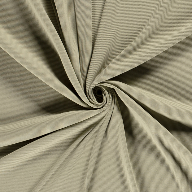 Rib Jersey fabric Olive Green 