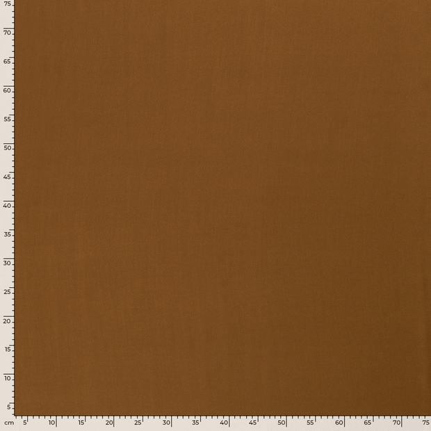 Viscose Poplin fabric Unicolour Camel