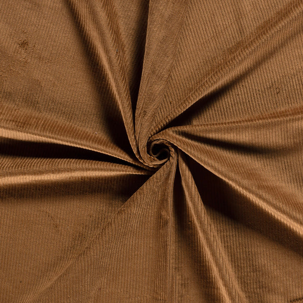 Jumbo Corduroy Stretch 6w stof Bruin 