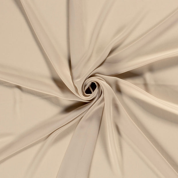 Chiffon fabrik Beige 