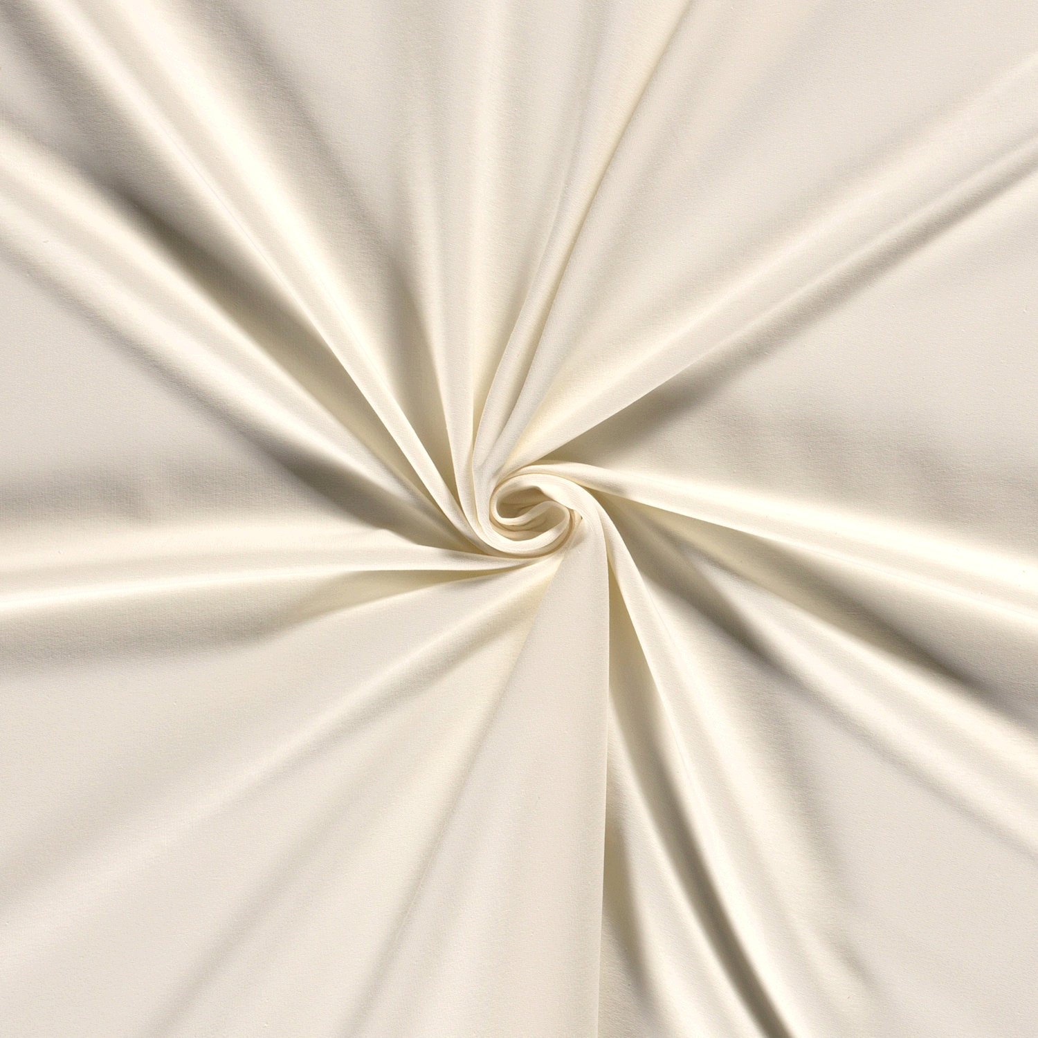 French Terry GOTS organic fabric Unicolour Off White French Terry GOTS organic fabric Unicolour Off White
