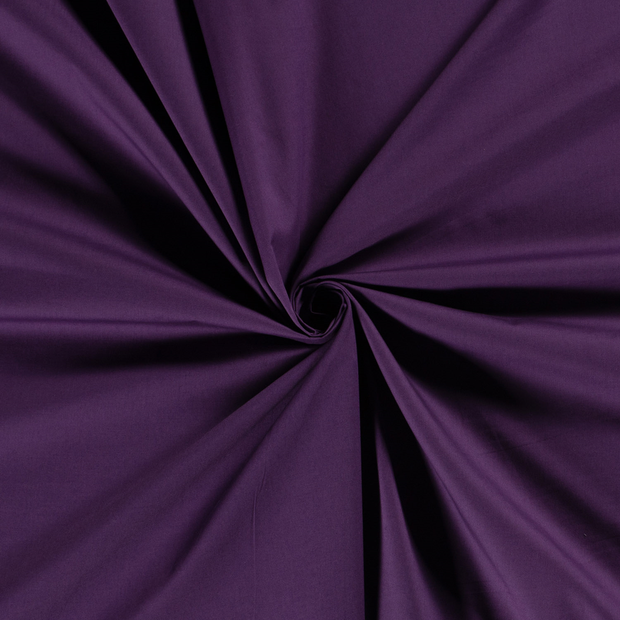 Voile fabrik Aubergine 