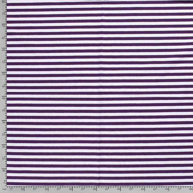 Cotton Jersey Yarn Dyed fabric Stripes 