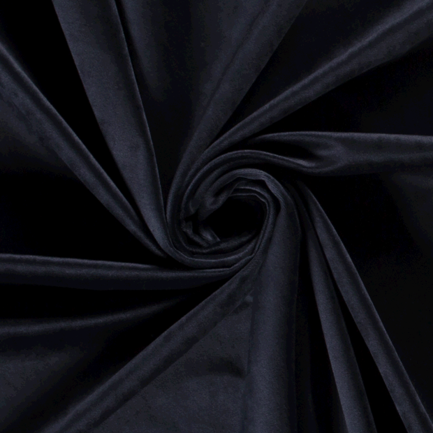 Velvet fabric Unicolour Navy