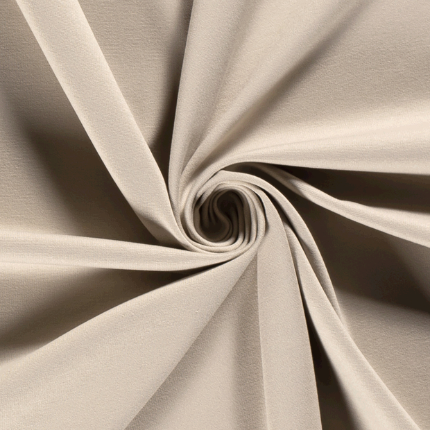 Punta di Roma fabric Unicolour Beige