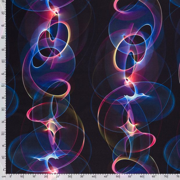 Sportswear Jersey fabric Abstract Black