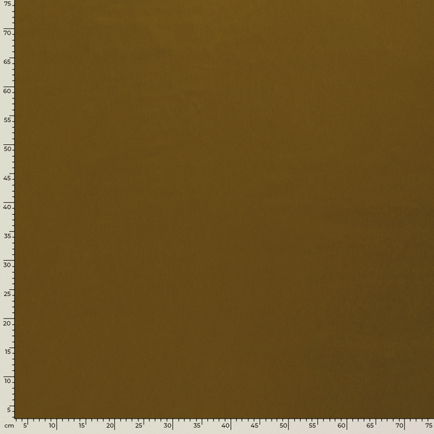 Cotton Satin fabric Unicolour Oker