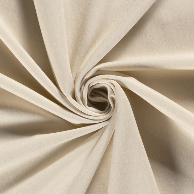 Gabardine fabrik Uni Beige