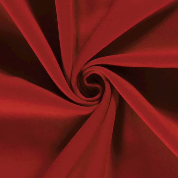 Jogging fabric Unicolour Red