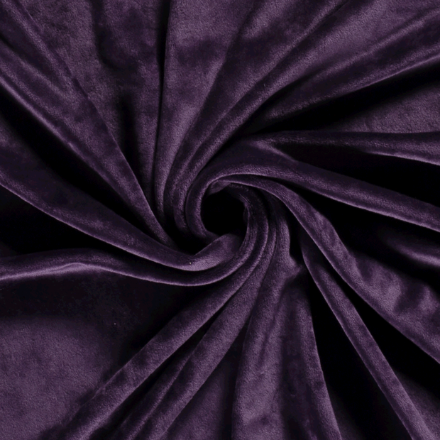 Terciopelo tela Unicolor Morado