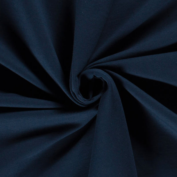 Felpa tela Unicolor Indigo Oscuro
