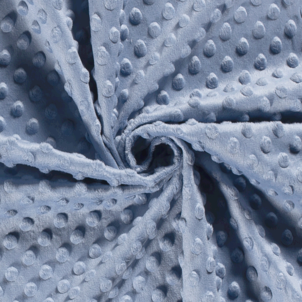 Minky fabric Unicolour Baby Blue