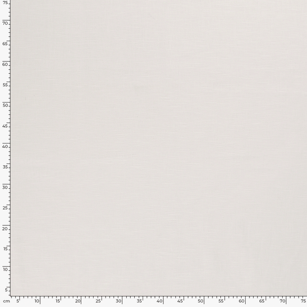 Ramie Lin tissu Unicolore Blanc cassé