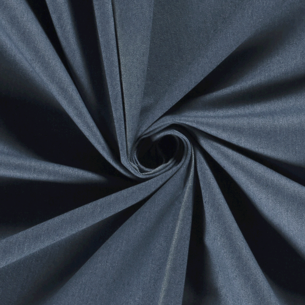 Denim fabric Unicolour Indigo