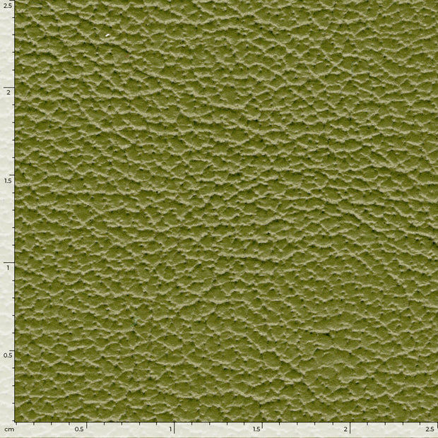 Artificial Leather fabric Unicolour Olive Green