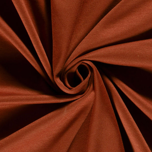 Punta di Roma fabric Unicolour Brique