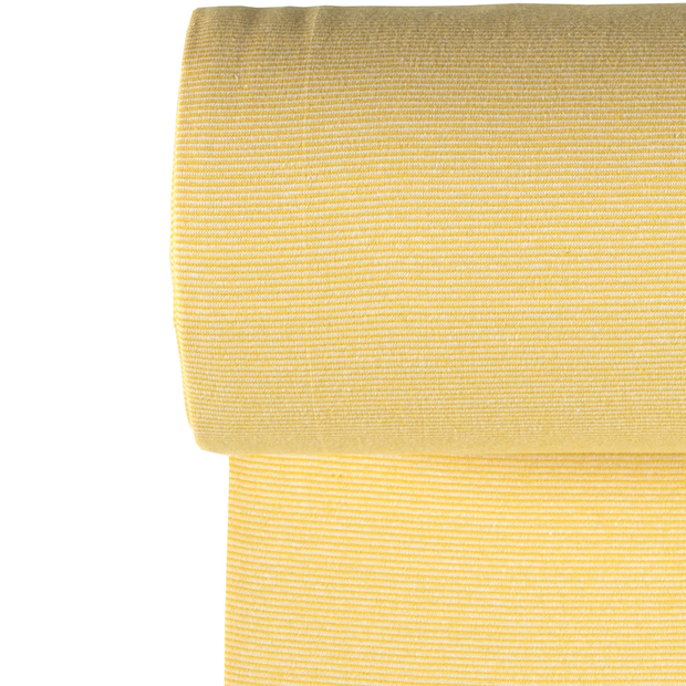 Cuff Material Yarn Dyed fabric Stripes Yellow