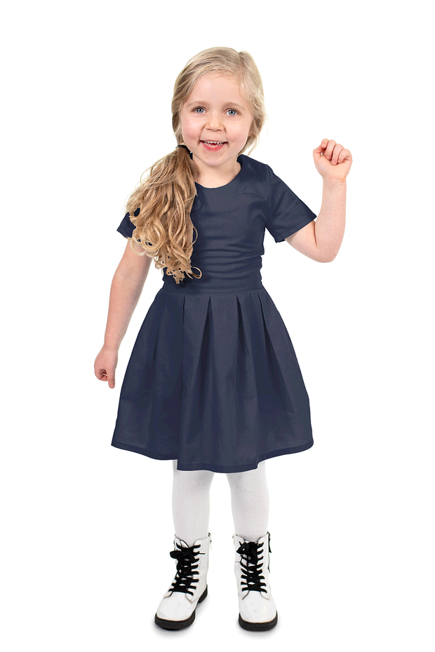 Cotton Poplin fabric Unicolour Navy