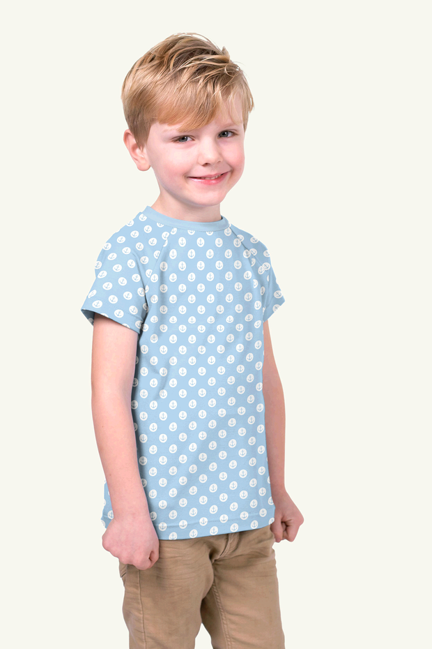 Baumwolle Jersey fabrik Anker Babyblau