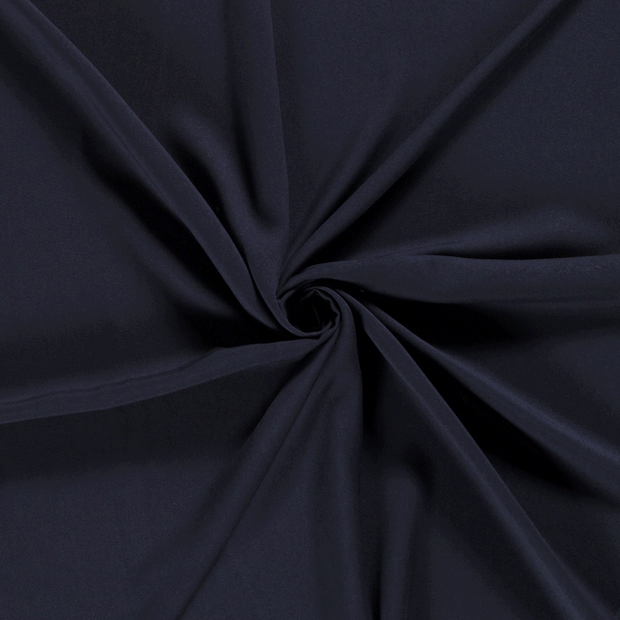 Viscose Poplin fabric Navy 