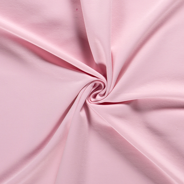 French Terry fabric Unicolour Light Pink