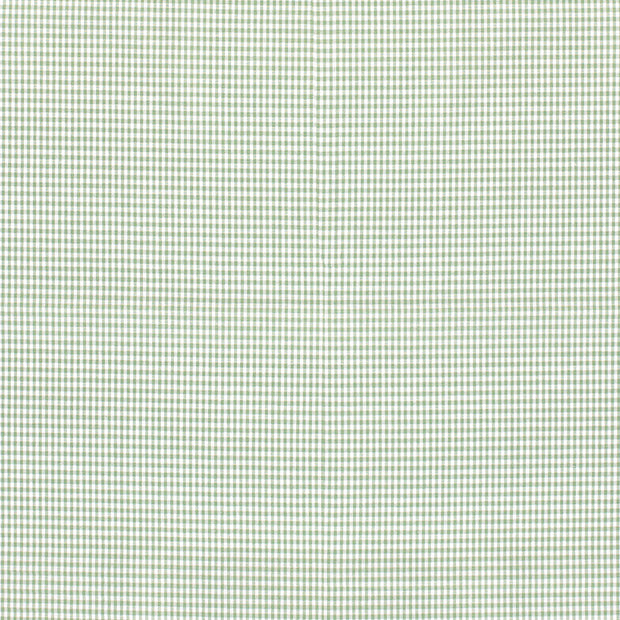 Cotton Poplin Yarn Dyed fabric Checks Mint