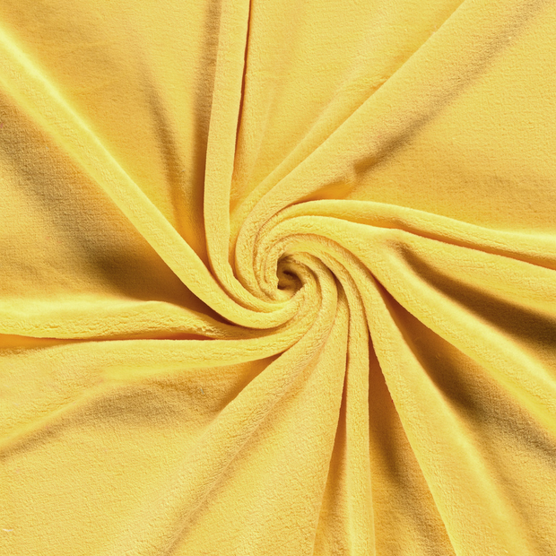 Coral Fleece fabrik Gelb 