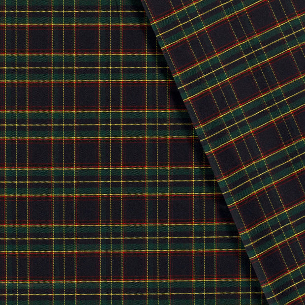Gabardine Stretch fabric Checks 