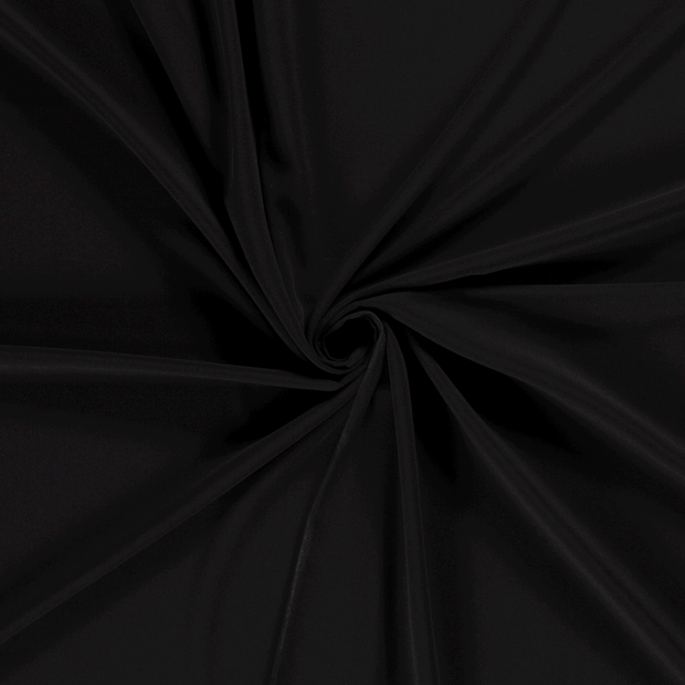 Moss Crêpe fabric Black