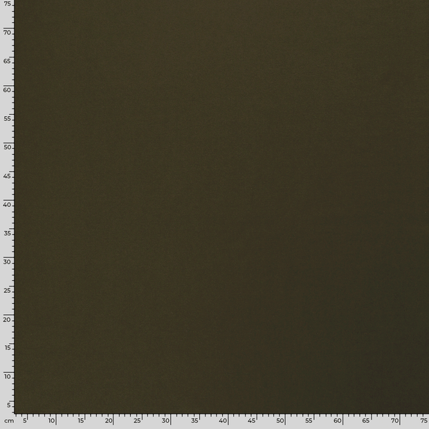 French Terry GOTS fabrik Uni Khaki-Grün