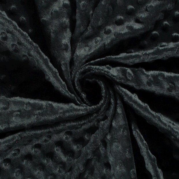 Minky fabric Unicolour Dark Green