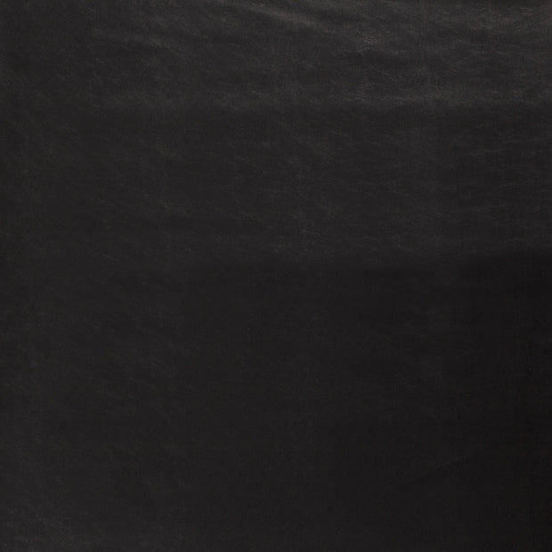 Artificial Leather fabric Black slightly shiny 