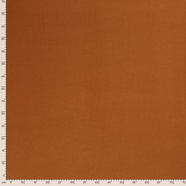 Bamboo Jersey fabric Unicolour Brique