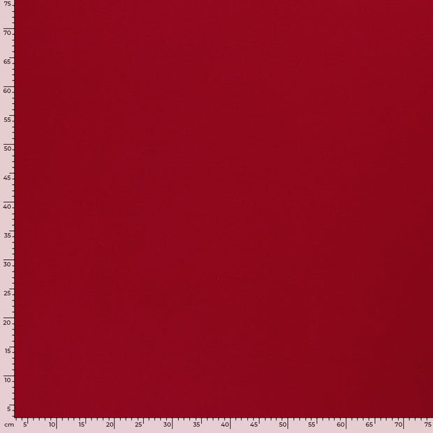 Punta di Roma fabric Unicolour Red