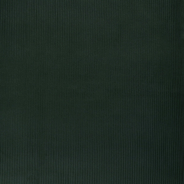 Rib Jersey fabric Dark Green matte 