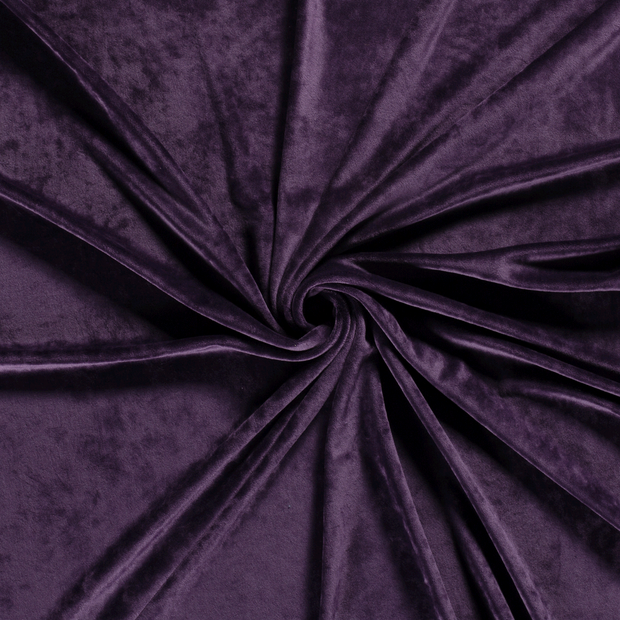 Terciopelo tela Morado 