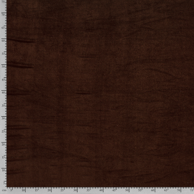 Velvet fabric Rib Brown
