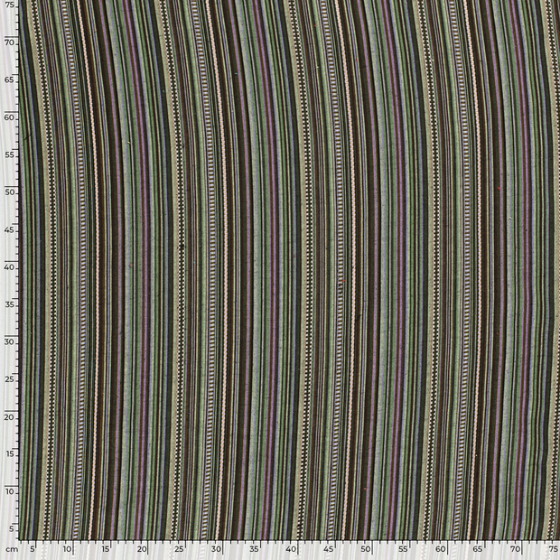 Jacquard fabrik Streifen Mehrfarbig