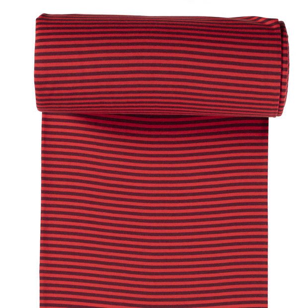 Cuff Material Yarn Dyed fabric Bordeaux matte 