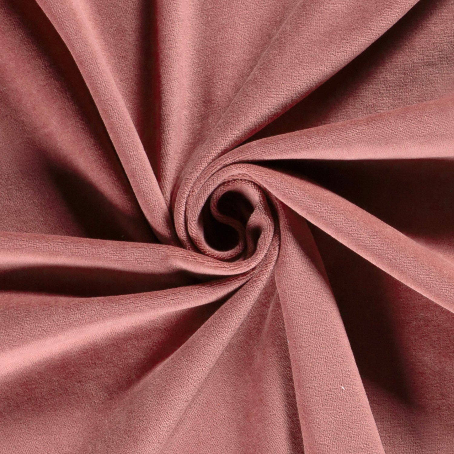 Tela de terciopelo Unicolor Rosa antiguo, Telas al por mayor