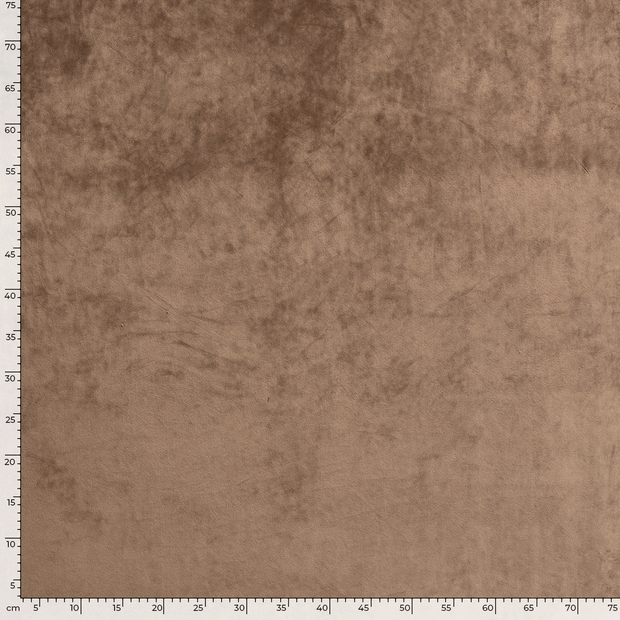 Velvet fabric Unicolour Camel