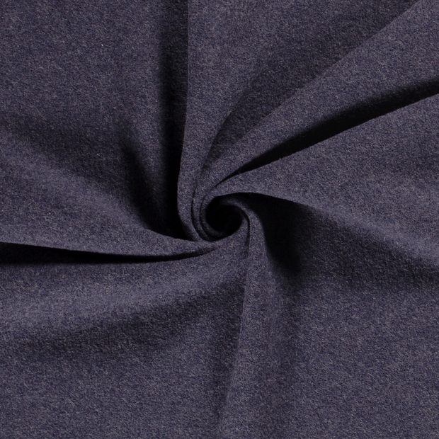 Wool Boucle fabric Carbon 