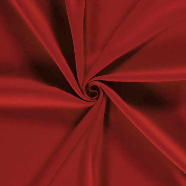 Jogging fabric Red brushed