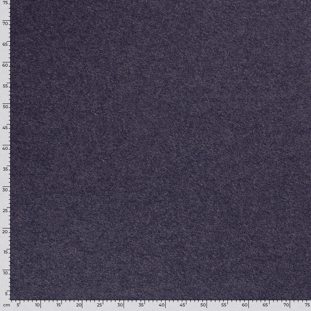 Wool Boucle fabric Unicolour Carbon
