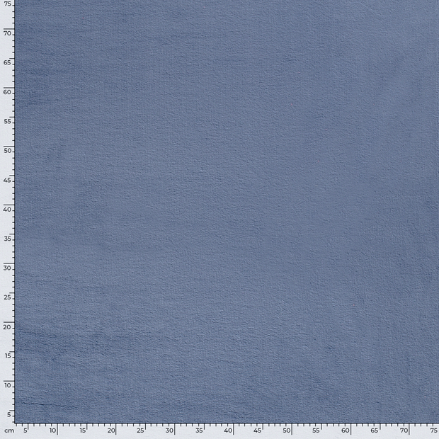 Bamboo Fleece fabric Unicolour Indigo